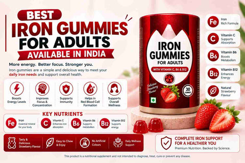Best iron gummies for adults available in India