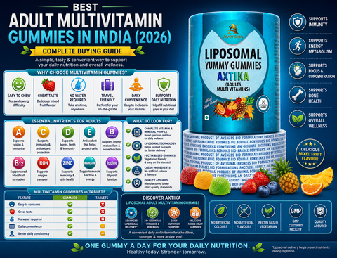 Best Adult Multivitamin Gummies in India (2026)