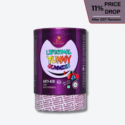 Avenzes Liposomal Yummy Gummies Axti-kid (Kids Multi-vitamin) For 3 to 14 years