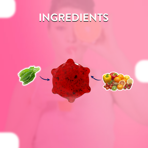 Adult Taking Vitamin C Gummies Daily