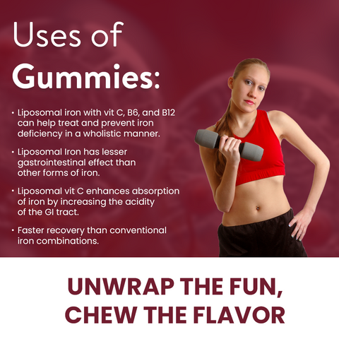 Avenzes Liposomal Yummy Gummies Ayah (Iron) - sample