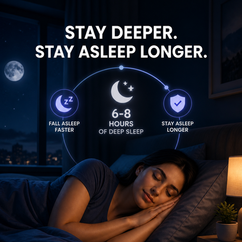 Sleep Deeper. Stay Asleep Longer.