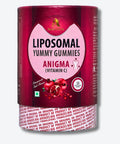 Avenzes Liposomal Yummy Gummies Anigma (Vitamin C) Pomegranate Fruit Flavour, 30 gummies. Advanced liposomal technology for enhanced absorption.